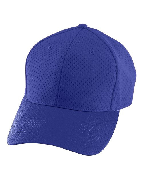 Augusta Sportswear 6236 Youth Athletic Mesh Cap - Purple - front