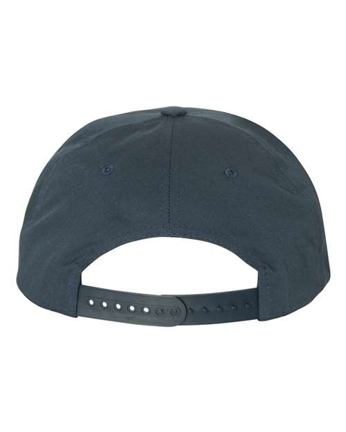 YP Classics 6502 Lightly-Structured Five-Panel Snapback Cap - Navy - back