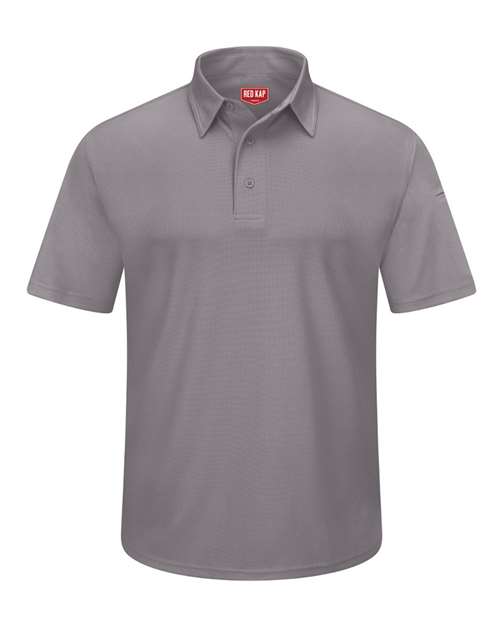 Red Kap SK90 Men's Performance Knit® Flex Series Pro Polo - Grey - front