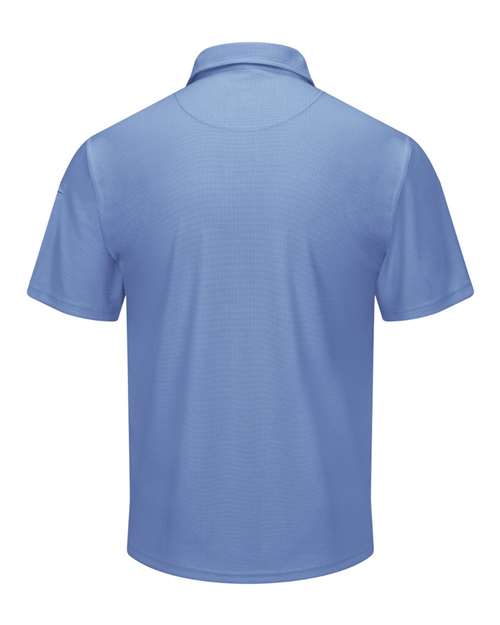 Red Kap SK90 Men's Performance Knit® Flex Series Pro Polo - Medium Blue - back