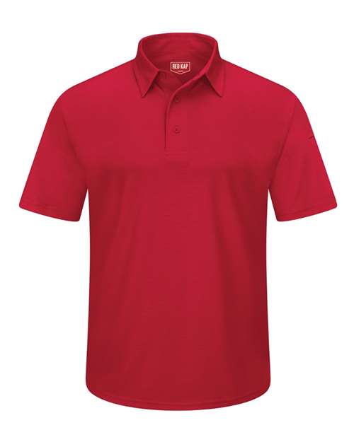 Red Kap SK90 Men's Performance Knit® Flex Series Pro Polo - Red - front