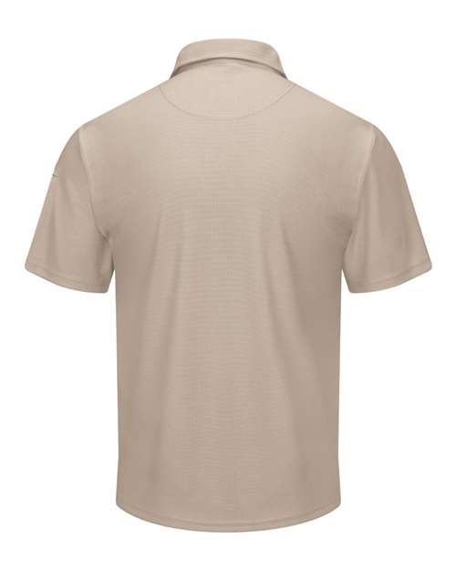 Red Kap SK90 Men's Performance Knit® Flex Series Pro Polo - Tan - back