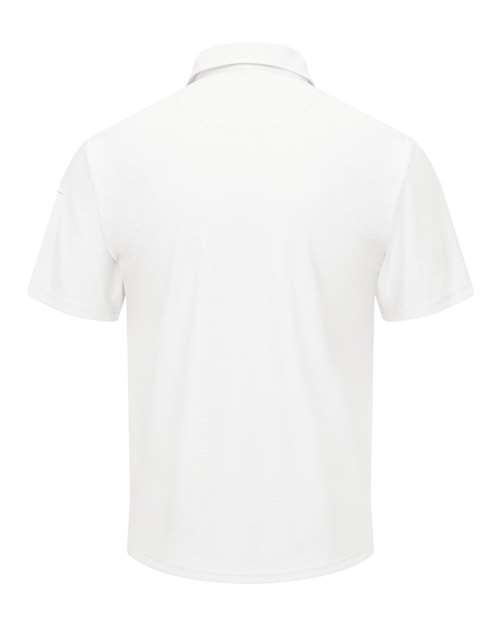 Red Kap SK90 Men's Performance Knit® Flex Series Pro Polo - White - back