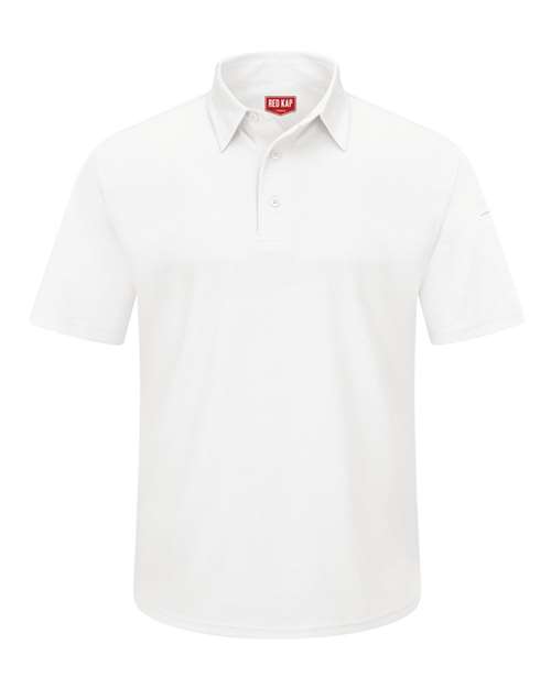 Red Kap SK90 Men's Performance Knit® Flex Series Pro Polo - White - front