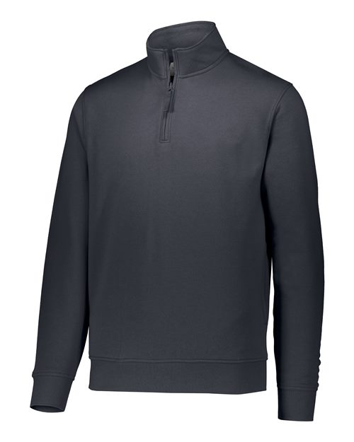 Augusta Sportswear 5422 Men's 60/40 Quarter-Zip Pullover - Carbon Heather - front