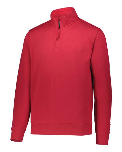 Augusta Sportswear 5422 Men's 60/40 Quarter-Zip Pullover - Red - front