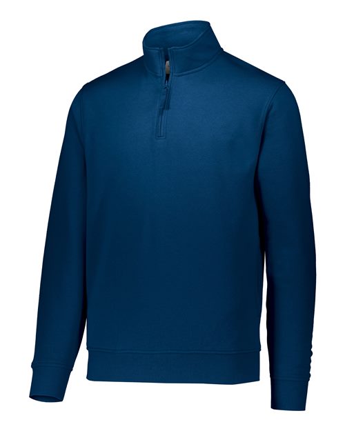 Augusta Sportswear 5422 Men's 60/40 Quarter-Zip Pullover - Navy - front