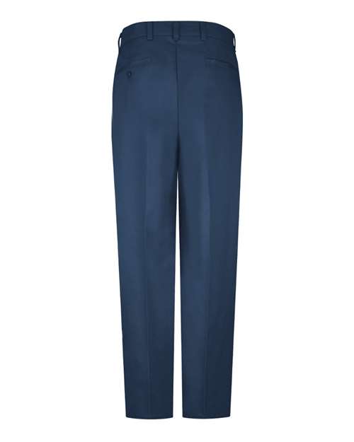 Red Kap PC20 Men's Wrinkle-Resistant Cotton Work Pants - Navy - 33I - back