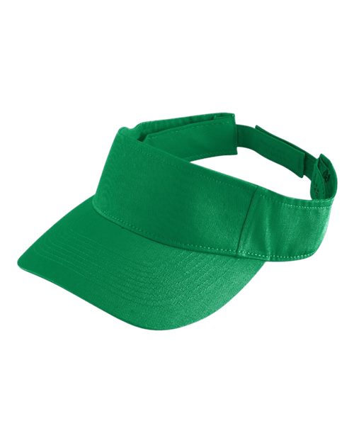 Augusta Sportswear 6225 Sport Twill Visor - Kelly - front