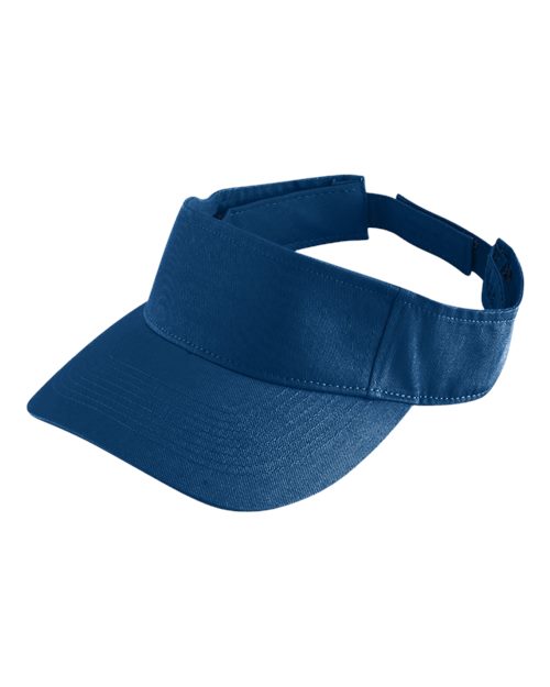 Augusta Sportswear 6225 Sport Twill Visor - Navy - front