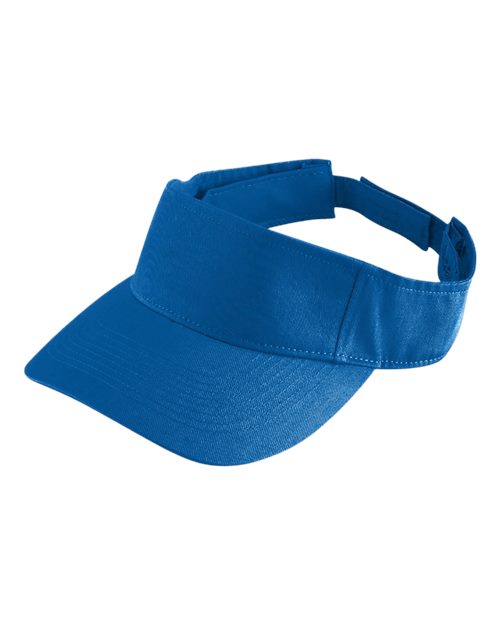 Augusta Sportswear 6225 Sport Twill Visor - Royal - front
