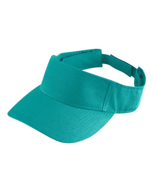 Augusta Sportswear 6225 Sport Twill Visor - Teal - front
