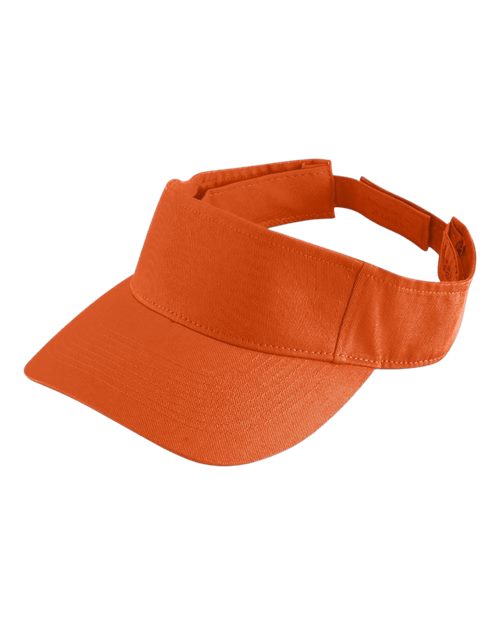 Augusta Sportswear 6225 Sport Twill Visor - Orange - front