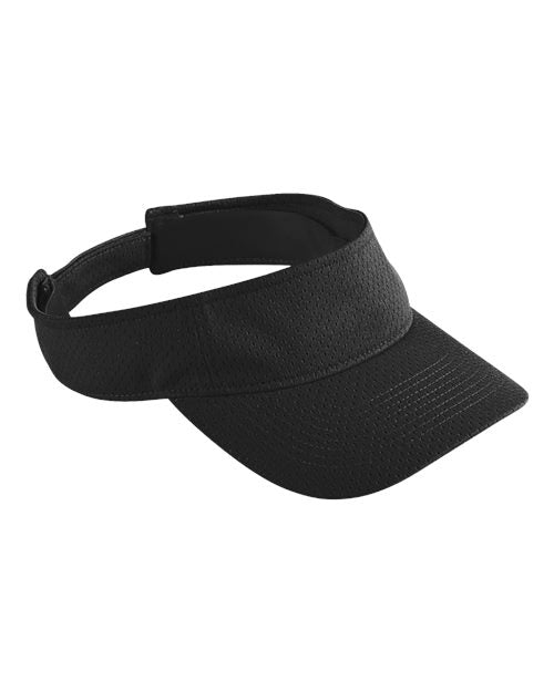 Augusta Sportswear 6228 Youth Athletic Mesh Visor - Black - front