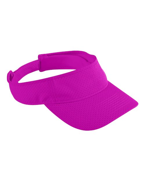 Augusta Sportswear 6228 Youth Athletic Mesh Visor - Power Pink - front