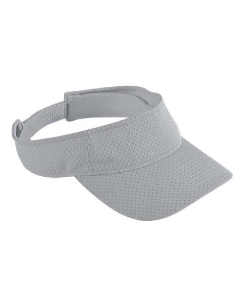 Augusta Sportswear 6228 Youth Athletic Mesh Visor - Silver Grey - front