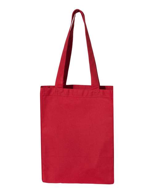 Q-Tees Q1000 12L Gussetted Shopping Bag - Red - front