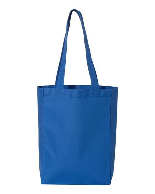 Q-Tees Q1000 12L Gussetted Shopping Bag - Royal - back