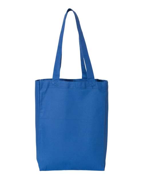 Q-Tees Q1000 12L Gussetted Shopping Bag - Royal - front