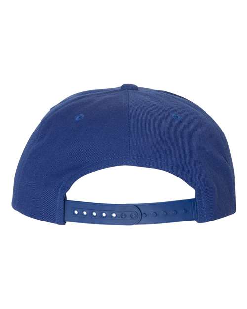 YP Classics 5089M Premium Five-Panel Snapback Cap - Royal - back