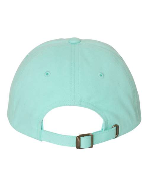 YP Classics 6245PT Peached Cotton Twill Dad Hat - Diamond Blue - back