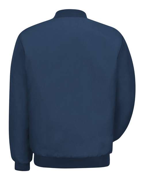 Red Kap JT38XLT Men's Extra Tall Solid Team Jacket - Navy - back