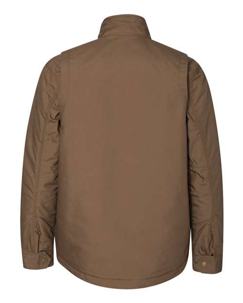 DRI DUCK 5066 Men's Sequoia StormShield™ Canvas Jacket - Field Khaki - back