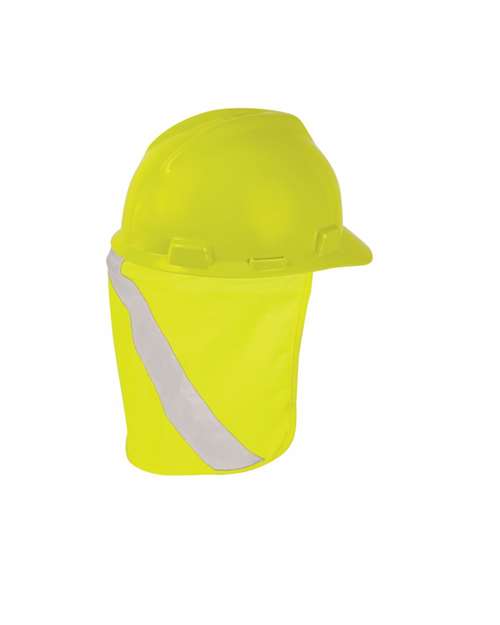 Kishigo 2808-2809 Hard Hat Nape Protector - Lime - side