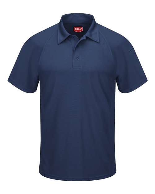 Red Kap SK92 Men's Performance Knit® Flex Series Active Polo - Navy - front