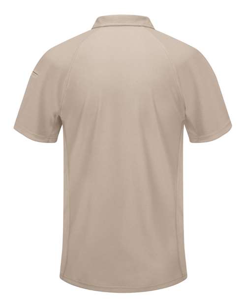 Red Kap SK92 Men's Performance Knit® Flex Series Active Polo - Tan - back
