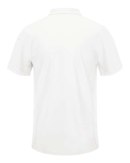 Red Kap SK92 Men's Performance Knit® Flex Series Active Polo - White - back