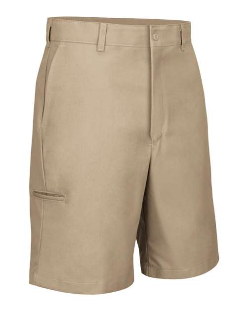 Red Kap PT4C Men's Cell Phone Pocket Shorts - Khaki - front