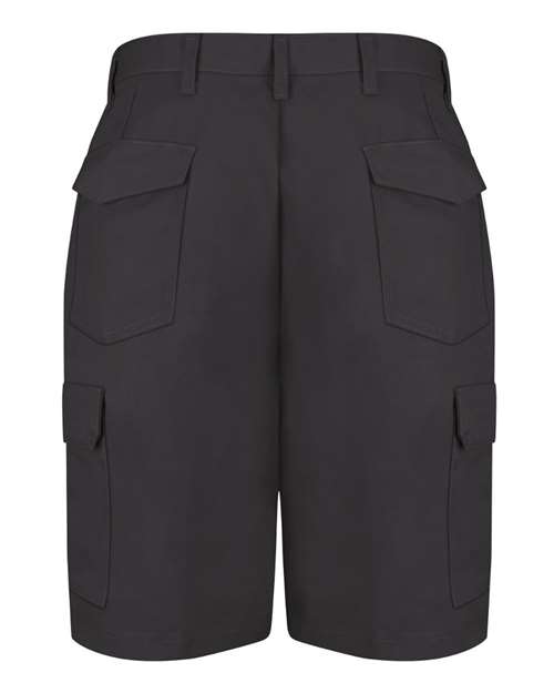 Red Kap PT66 Men's Cargo Shorts - Black - back