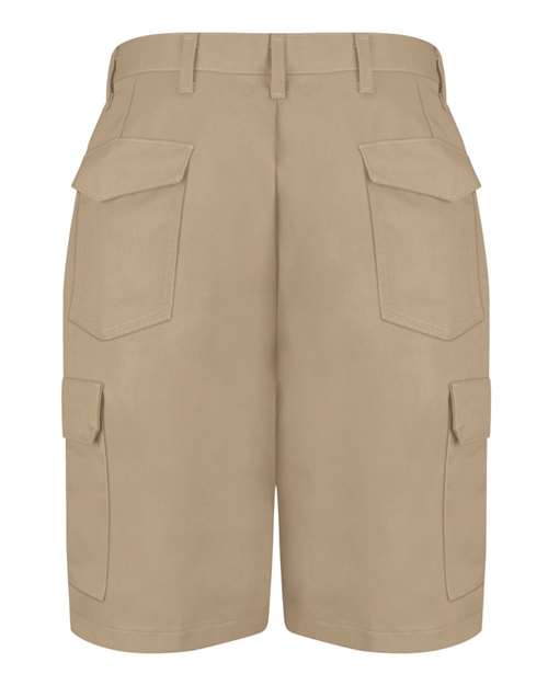 Red Kap PT66 Men's Cargo Shorts - Khaki - back