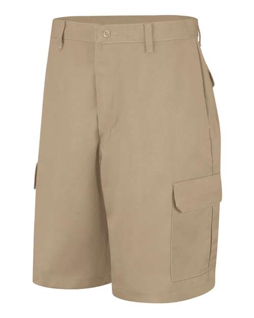 Red Kap PT66 Men's Cargo Shorts - Khaki - front