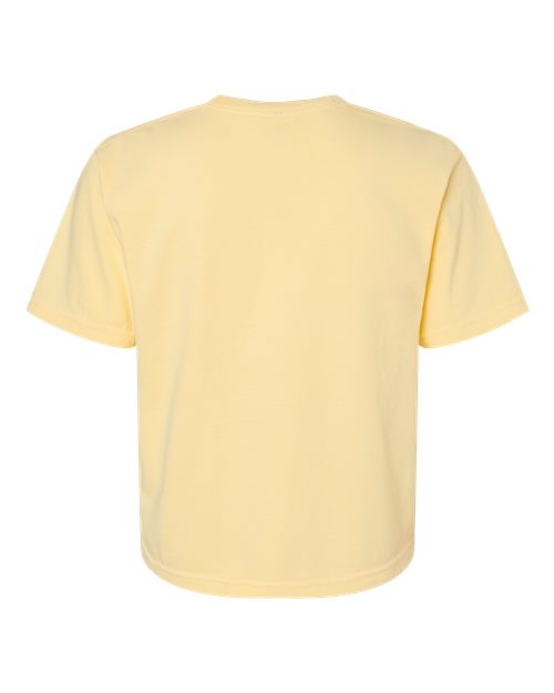 Comfort Colors 3023CL Women's Garment-Dyed Heavyweight Boxy T-Shirt - Butter - back