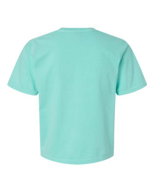 Comfort Colors 3023CL Women's Garment-Dyed Heavyweight Boxy T-Shirt - Chalky Mint - back