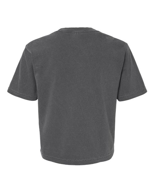Comfort Colors 3023CL Women's Garment-Dyed Heavyweight Boxy T-Shirt - Pepper - back