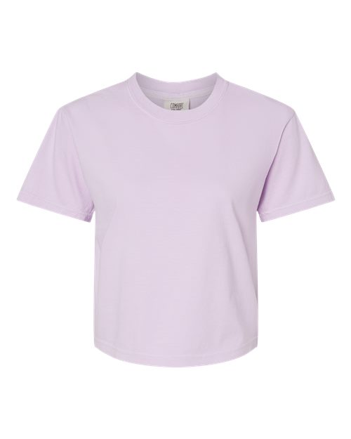Comfort Colors 3023CL Women's Garment-Dyed Heavyweight Boxy T-Shirt - Orchid - front