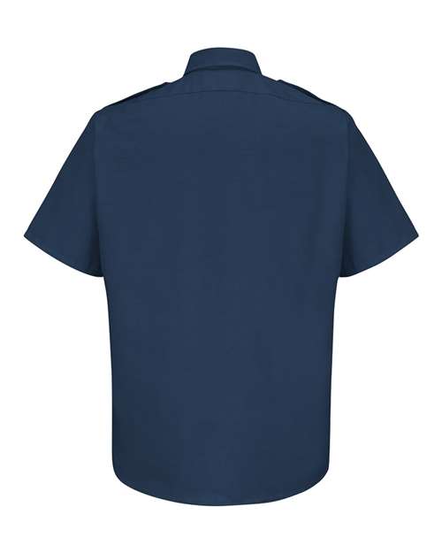 Red Kap SP66 Men's Short Sleeve Security Shirt - Navy - back