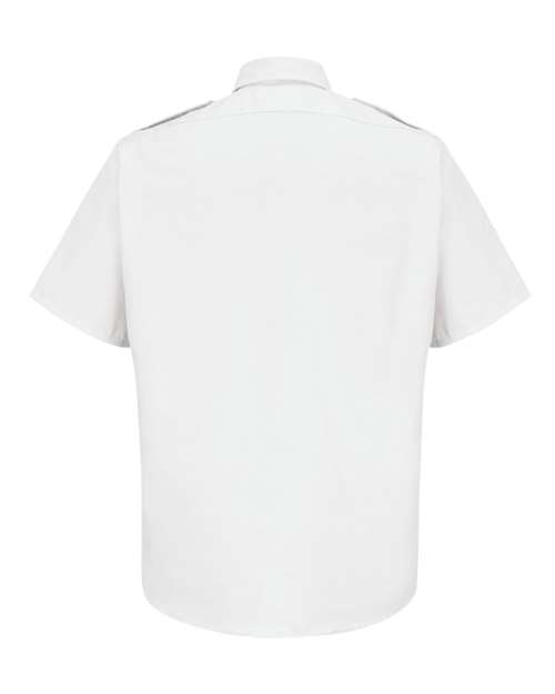 Red Kap SP66 Men's Short Sleeve Security Shirt - White - back