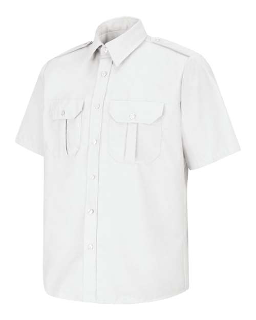 Red Kap SP66 Men's Short Sleeve Security Shirt - White - front
