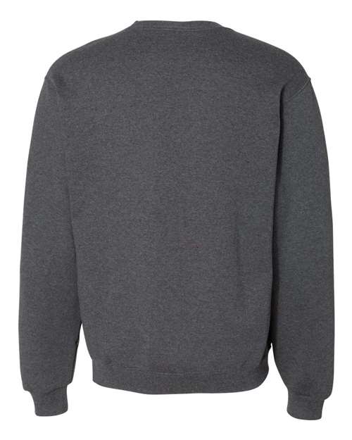 Russell Athletic 698HBM Unisex Dri Power® Crewneck Sweatshirt - Black Heather - back