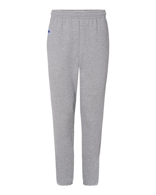 Russell Athletic 029HBM Unisex Dri Power® Closed Bottom Sweatpants with Pockets - Oxford - front