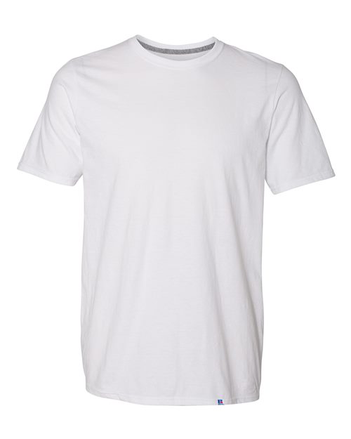 Russell Athletic 64STTM Unisex Dri Power® CVC Performance T-Shirt - White - front