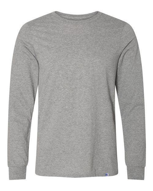 Russell Athletic 64LTTM Unisex Dri Power® CVC Performance Long Sleeve T-Shirt - Oxford - front