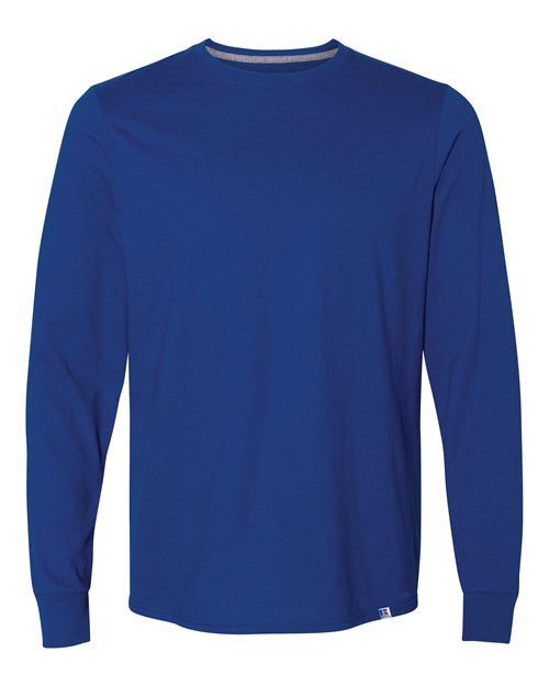 Russell Athletic 64LTTM Unisex Dri Power® CVC Performance Long Sleeve T-Shirt - Royal - front