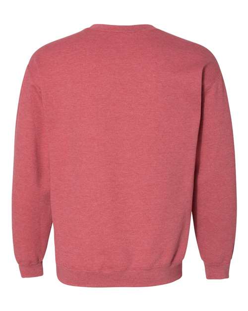 Gildan 18000 Unisex Heavy Blend™ Crewneck Sweatshirt - Heather Scarlet Red - back