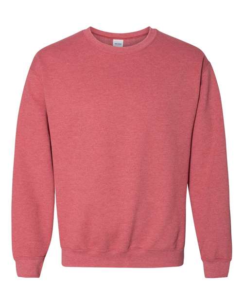 Gildan 18000 Unisex Heavy Blend™ Crewneck Sweatshirt - Heather Scarlet Red - front