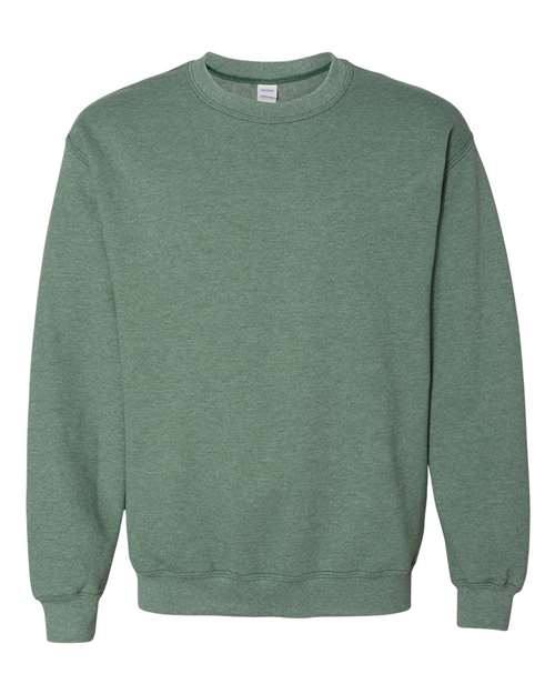 Gildan 18000 Unisex Heavy Blend™ Crewneck Sweatshirt - Heather Dark Green - front